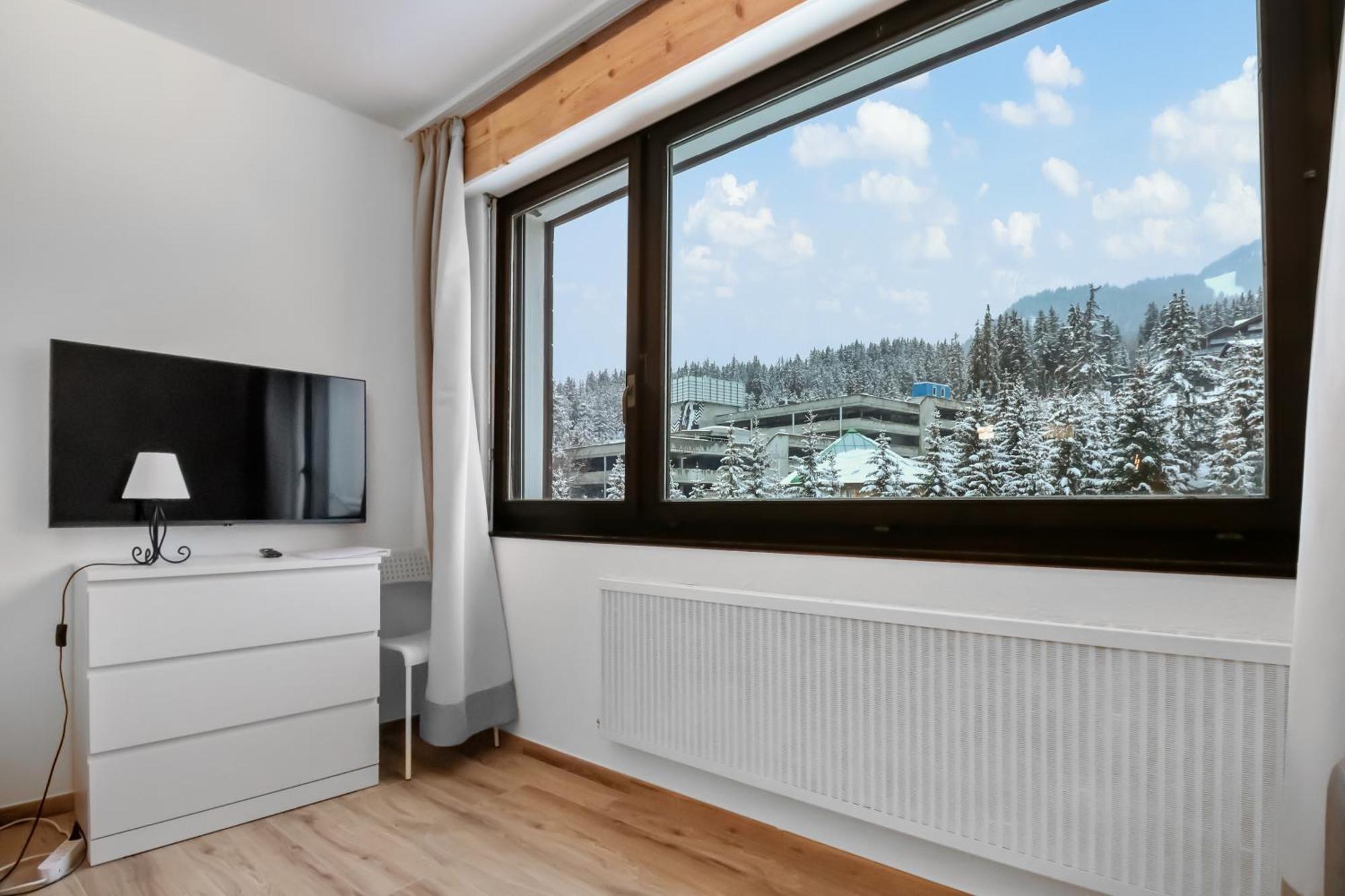 Studio Cosy Au Centre De Crans-Montana Buitenkant foto